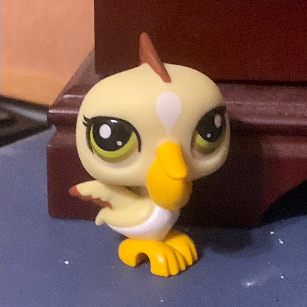 Yellow Bird Figurine for Small Pets